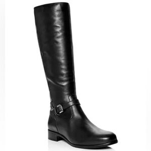 La CANADIENNE Black Leather Waterproof Heeled Boots size 8.5